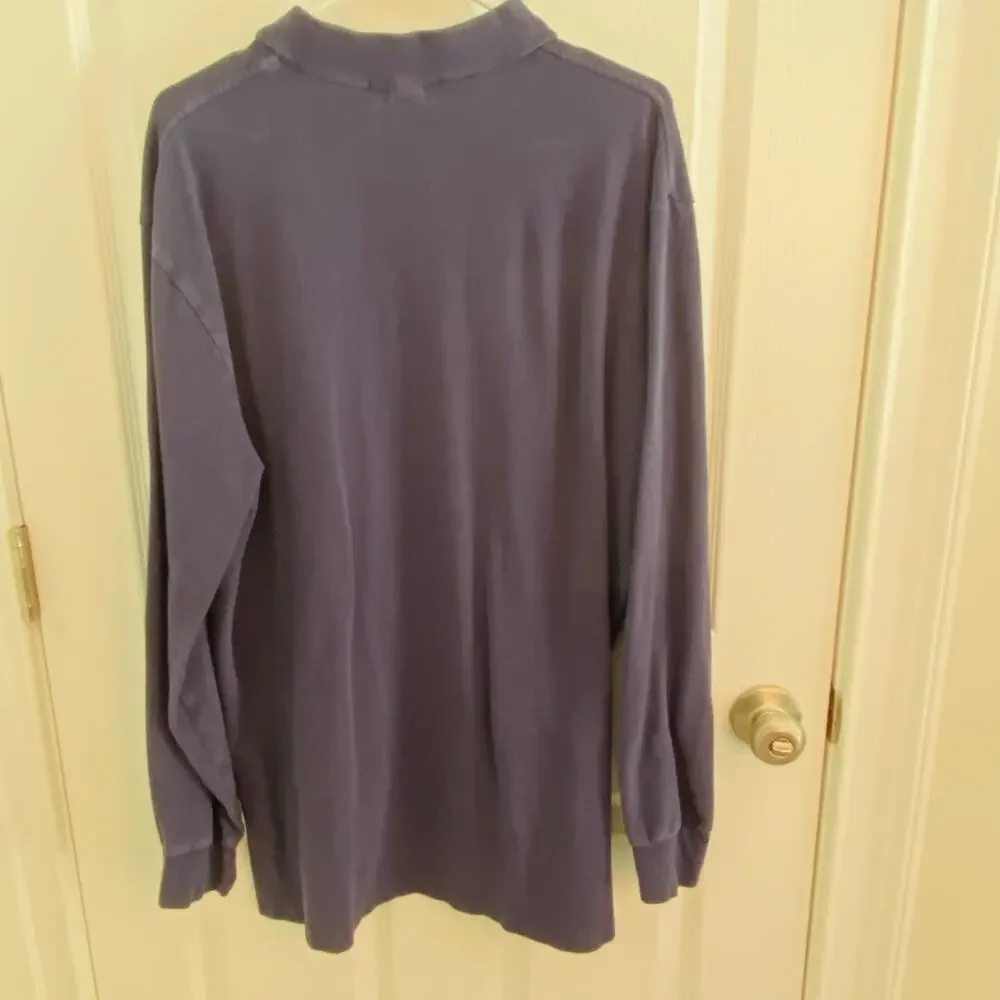 Polo Ralph Lauren Shirt Men’s Size Extra Large Navy Blue Long Sleeve XL